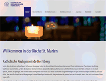 Tablet Screenshot of kath-herrliberg.ch